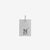USNA N-Star Rectangle Pendant