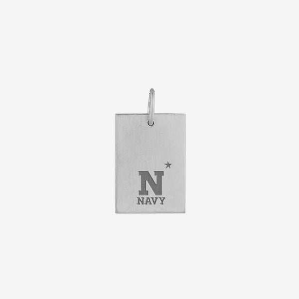 USNA N-Star Rectangle Pendant