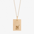 USNA N-Star Rectangle Pendant