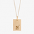 USNA N-Star Rectangle Pendant