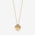 Notre Dame ND Organic Petite Necklace Gold