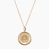Notre Dame Sunburst Necklace in Cavan Gold and 14K Gold