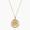 Notre Dame Sunburst Necklace in Cavan Gold and 14K Gold