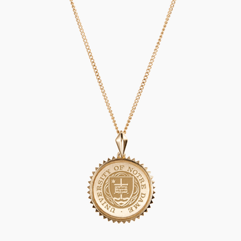 Notre Dame Sunburst Necklace in Cavan Gold and 14K Gold