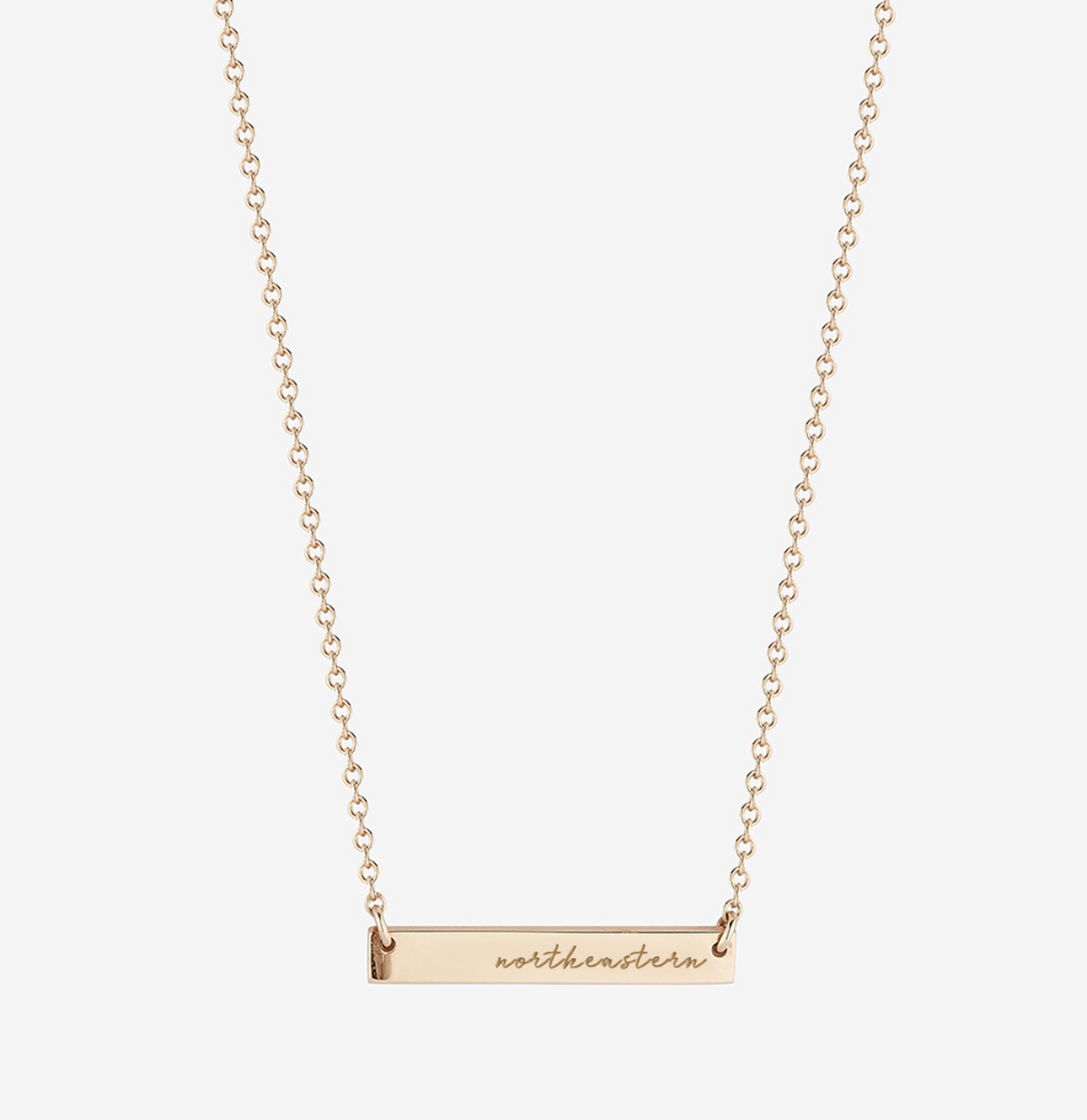 Northeastern Horizontal Bar Necklace