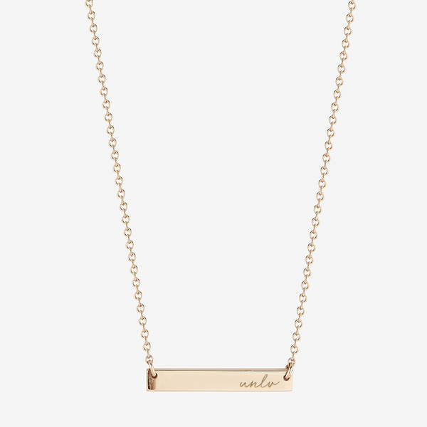 Nevada UNLV Horizontal Bar Necklace