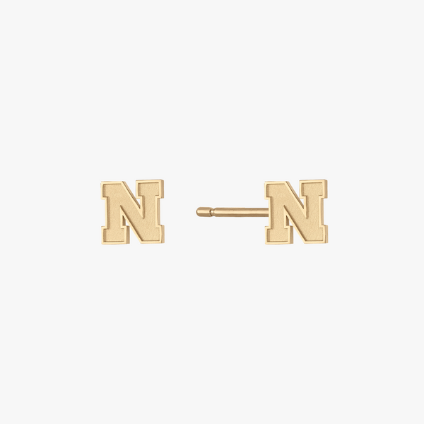 Nebraska Logo Stud Earring