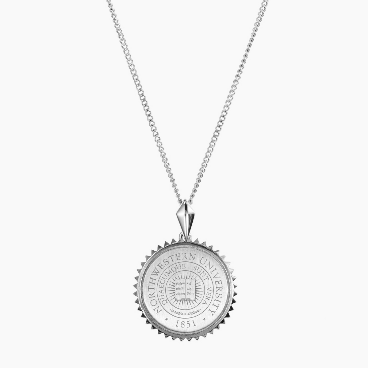 Northwestern Sunburst Pendant
