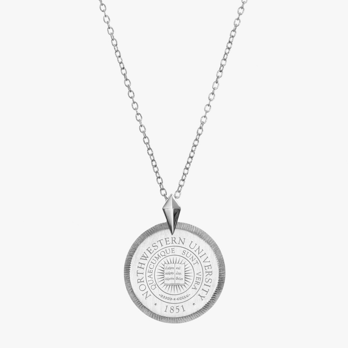 Northwestern Florentine Pendant