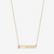 Northwestern Kellogg Horizontal Bar Necklace