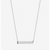 New York or Nowhere Horizontal Bar Necklace