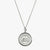 Silver NYU Sunburst Necklace