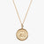 Gold NYU Sunburst Necklace