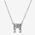 Silver NYU Washington Square Arch Necklace