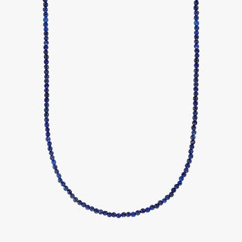 Navy Beaded Necklace