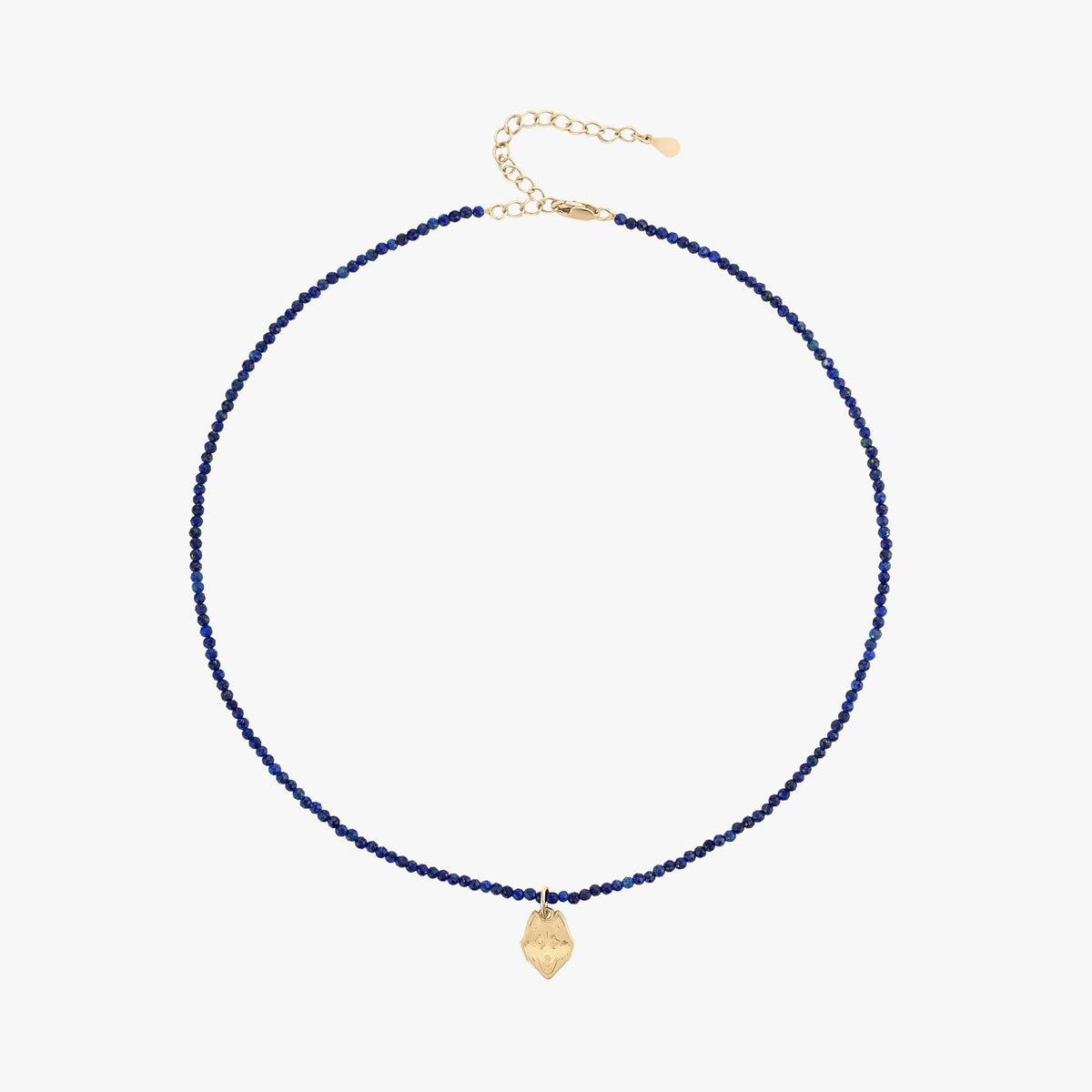 Navy Beaded Necklace