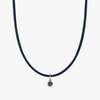 Navy Silk Cord Sapphire Bundle