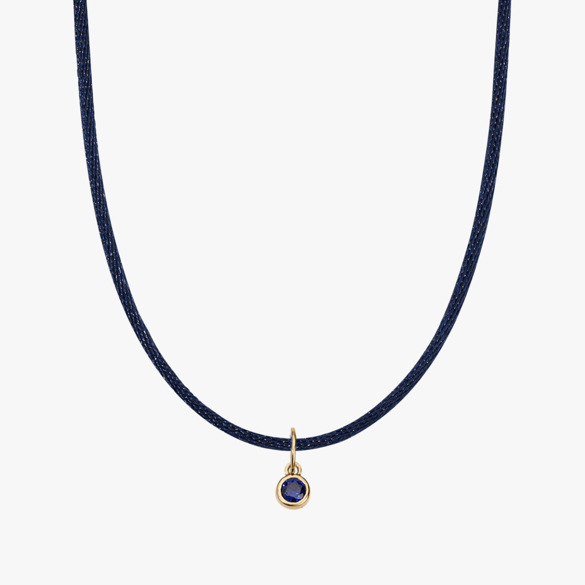 Navy Silk Cord Sapphire Bundle