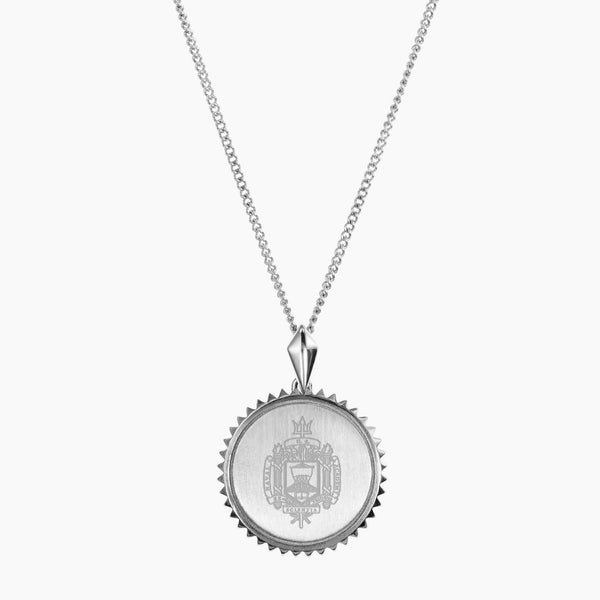 Naval Academy Crest Sunburst Pendant