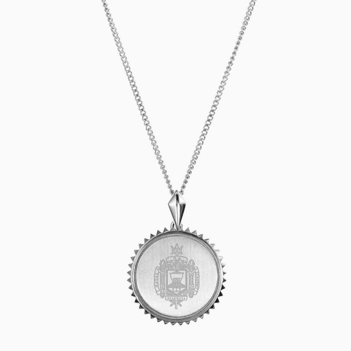 Naval Academy Crest Sunburst Pendant