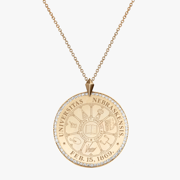 Nebraska Diamond Florentine Pendant