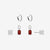Nebraska Logo Florentine Earring Bundle