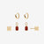 Nebraska Logo Florentine Earring Bundle