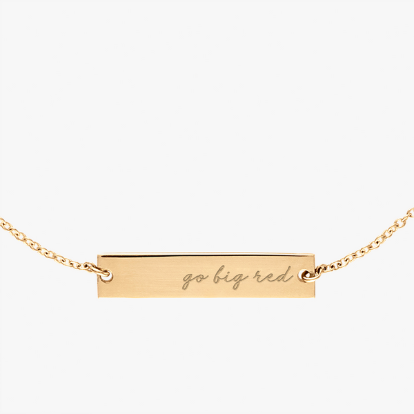Nebraska Go Big Red Bracelet