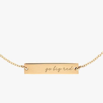 Nebraska Go Big Red Bracelet