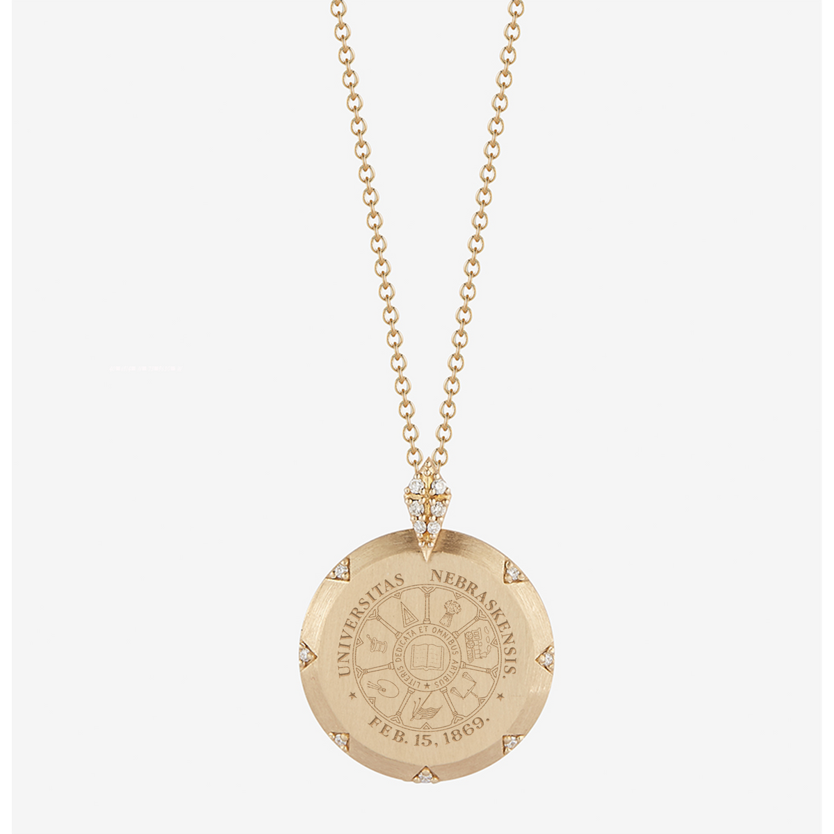 Nebraska 7-Point Diamond Pendant