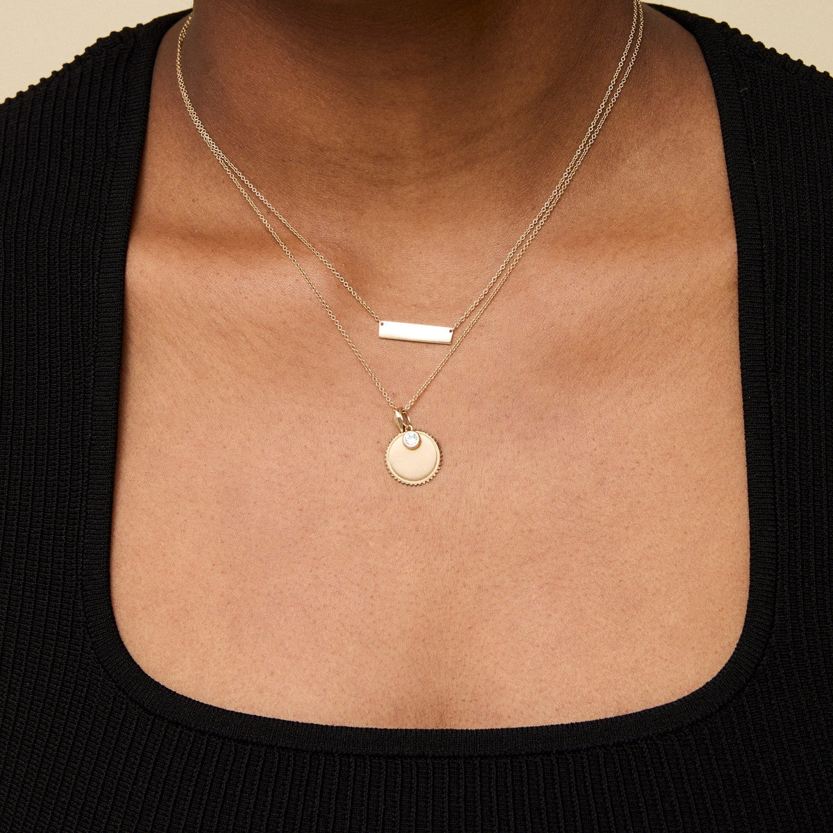 Kappa Alpha Theta Horizontal Bar Necklace