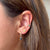 Notre Dame Sapphire Logo Florentine Earring Bundle