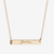 Oklahoma Vintage Sooners Horizontal Bar Necklace