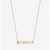 Oklahoma Vintage Sooners Horizontal Bar Necklace