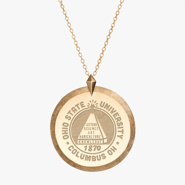 Ohio State Seal Florentine Pendant