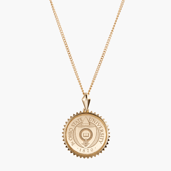 Ohio State Seal Sunburst Pendant