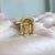Ohio State Rotunda Cufflink laydown shown in gold