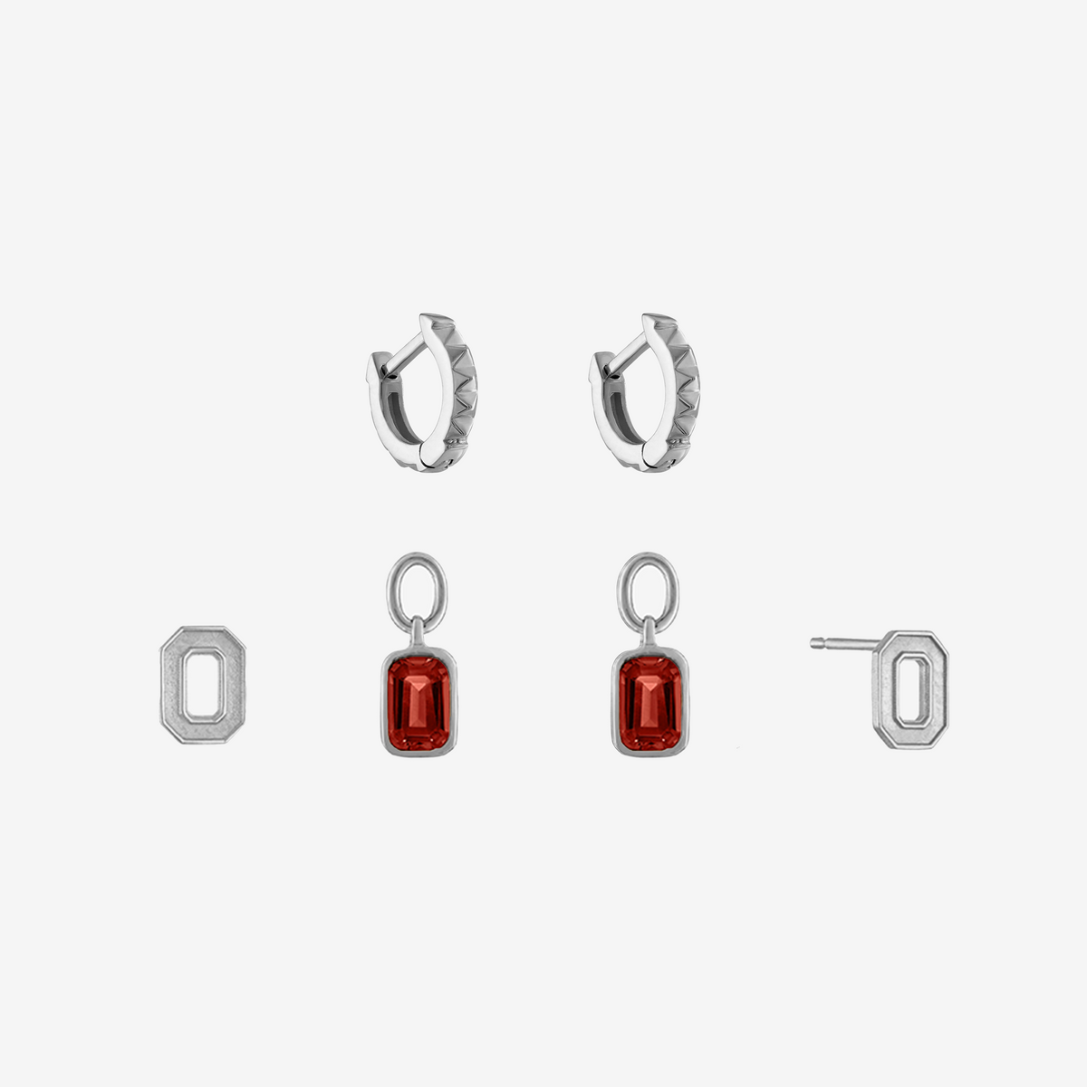 Ohio State Sunburst Earring Bundle