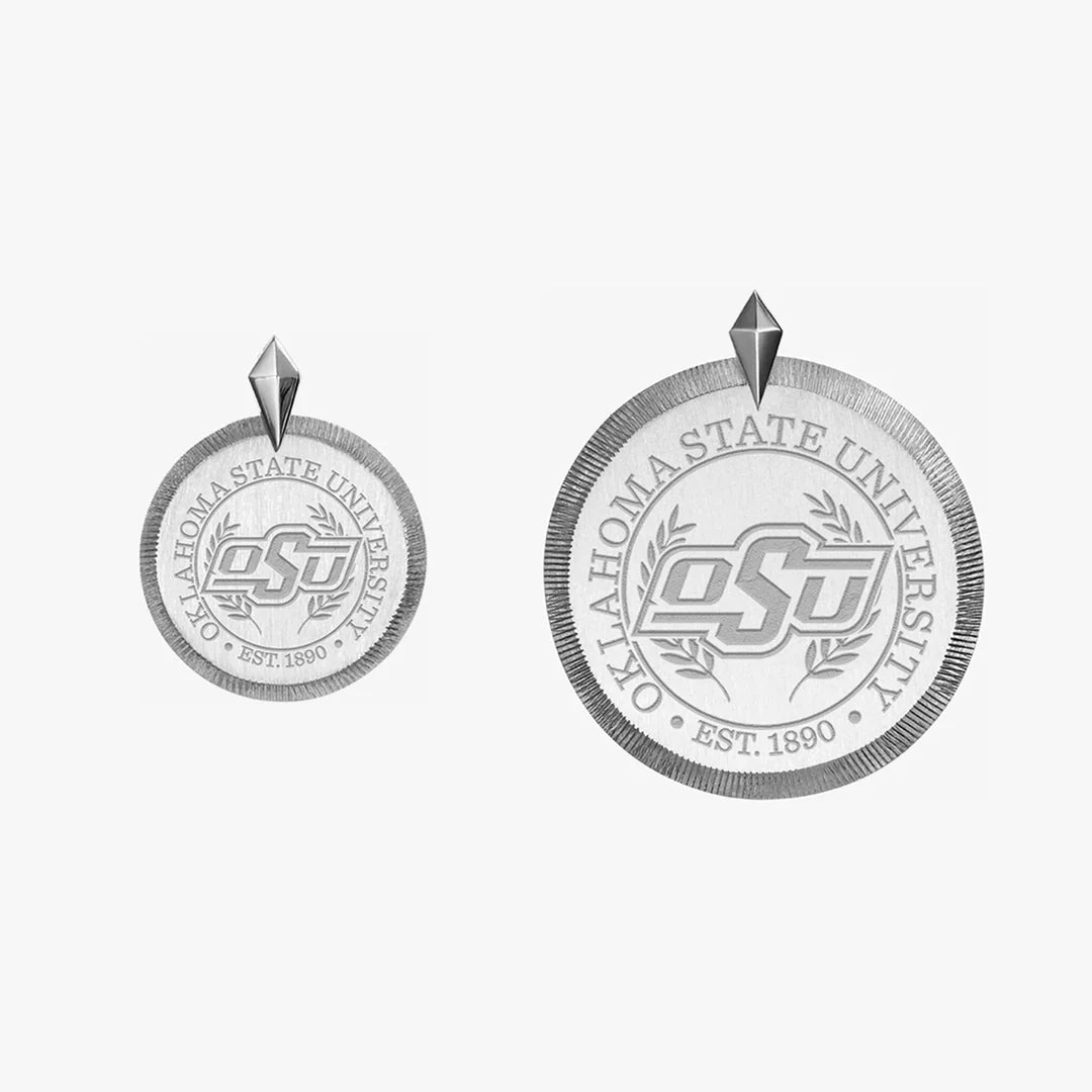 Oklahoma State Florentine Pendant