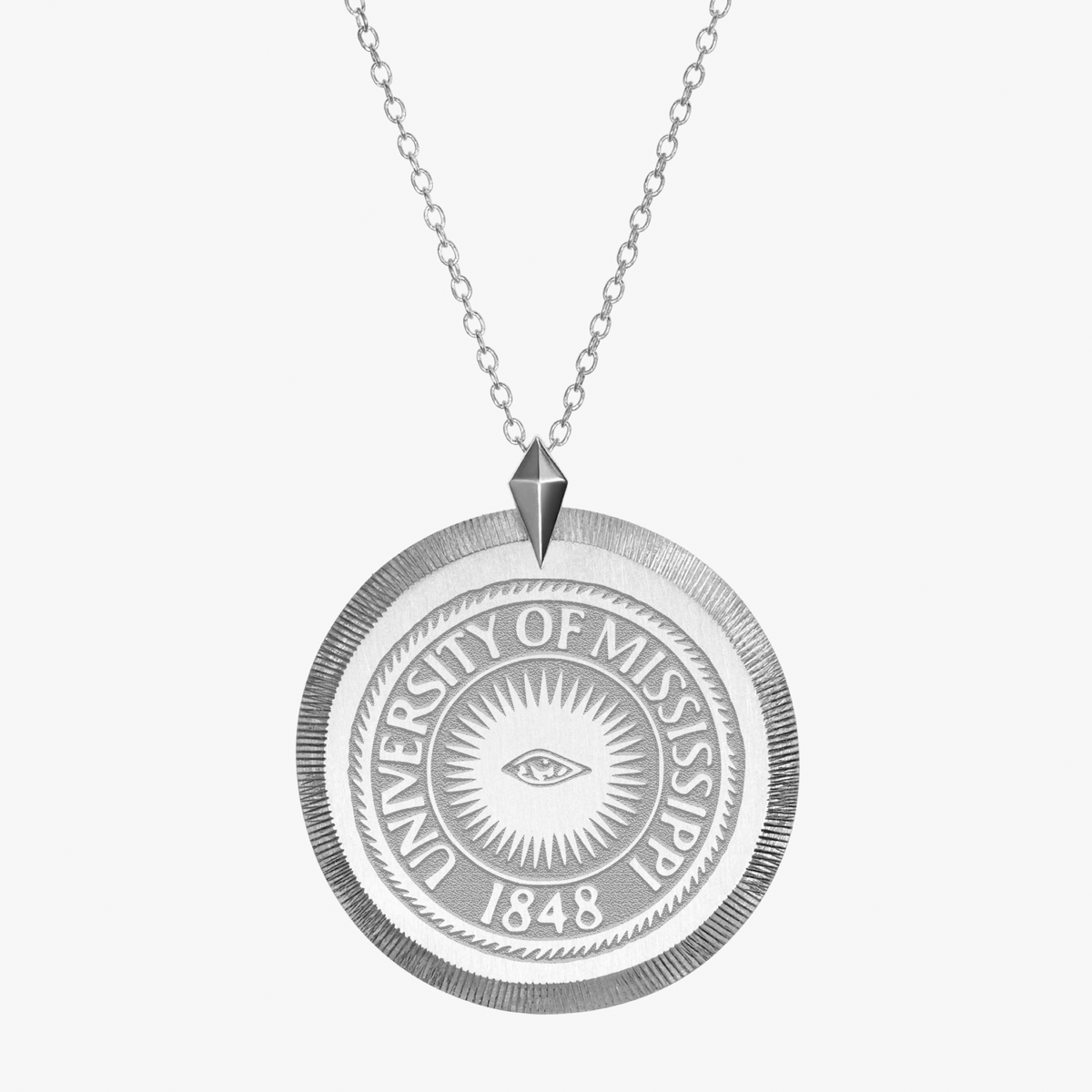 Ole Miss Eye Seal Florentine Pendant