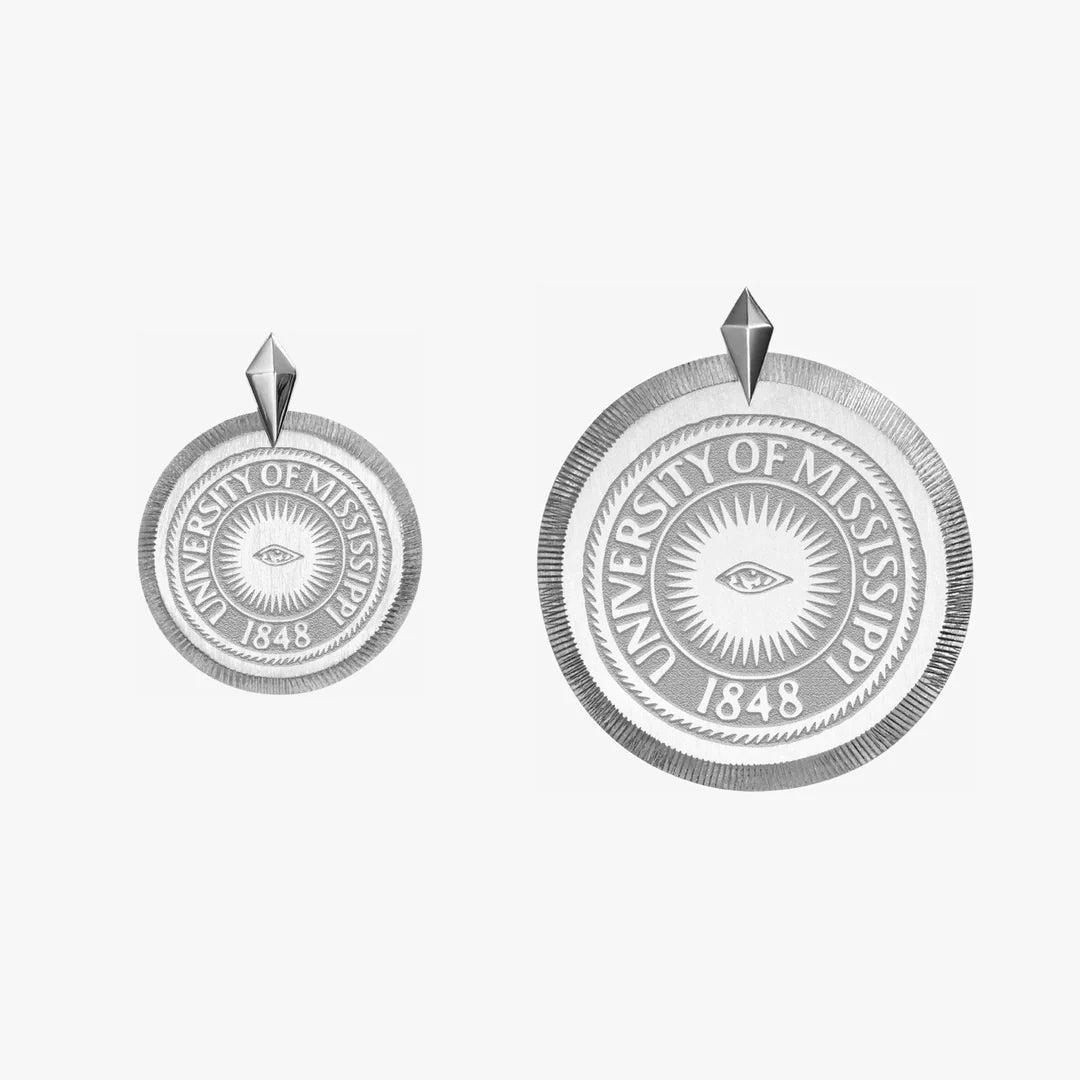 Ole Miss Eye Seal Florentine Pendant