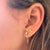 Michigan M Stud Earring