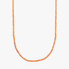 Burnt Orange Beaded Necklace