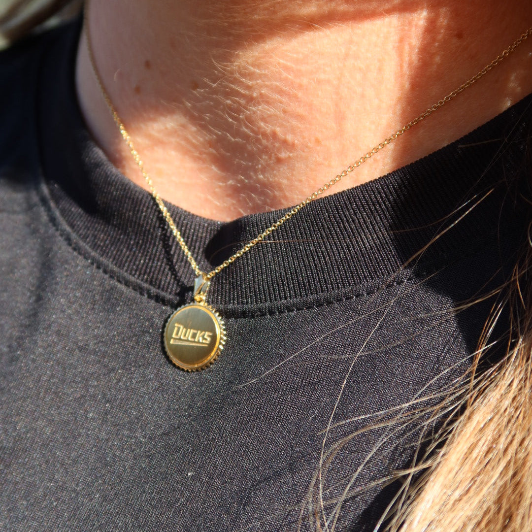 Oregon Softball 60th Anniversary Sunburst Pendant - Copy