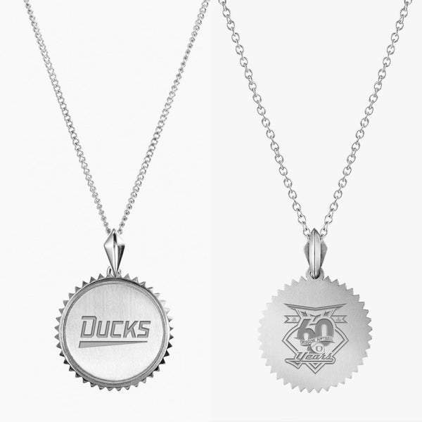 Oregon Softball 60th Anniversary Sunburst Pendant - Copy