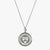 Silver Penn Sunburst Crest Necklace