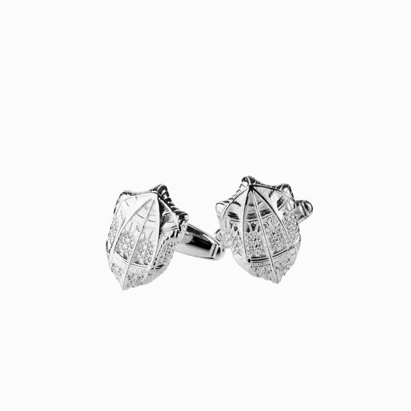 Silver Fisher Library Cufflinks