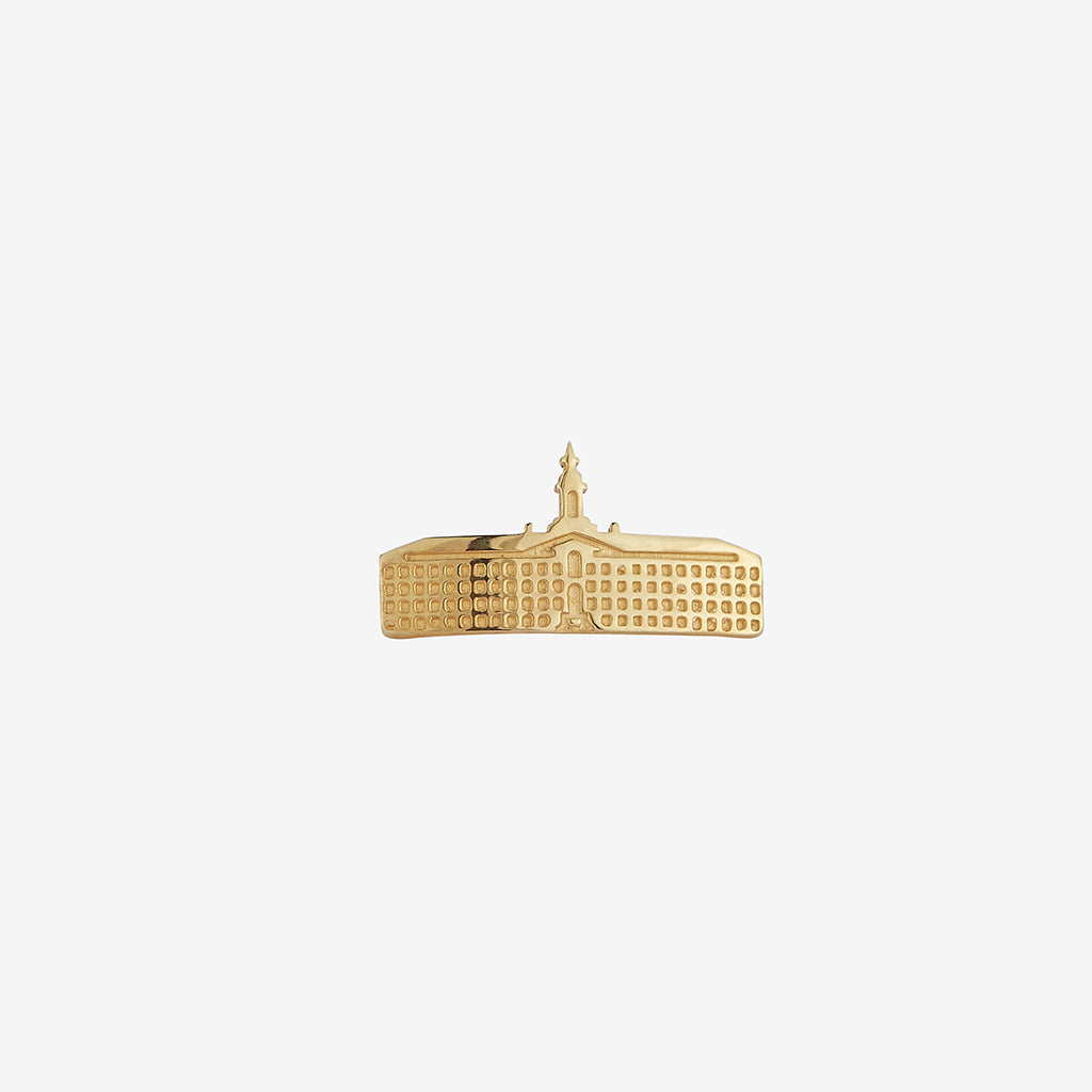 Gold Princeton Nassau Hall Lapel Pin