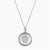 Silver Phi Sigma Pi Sunburst Crest Necklace