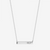 Phi Sigma Rho Horizontal Bar Necklace in Sterling Silver
